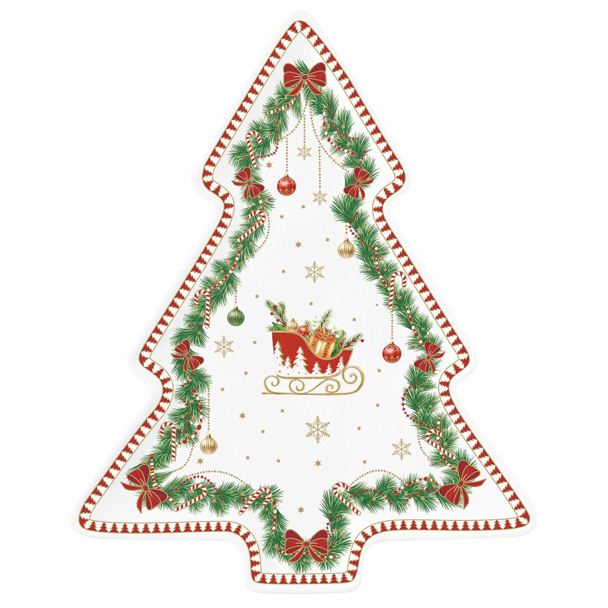 Блюдо-ель Easy Life Magie De Noel Щелкунчик и фея 20,5х25,5см