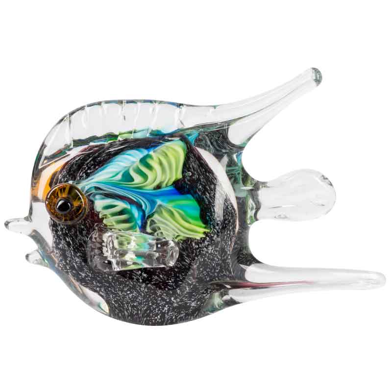 фигурка art glass ная рыбка 15 5x14 5 см Фигурка Art Glass Сиреневый дискус 21x14,5 см