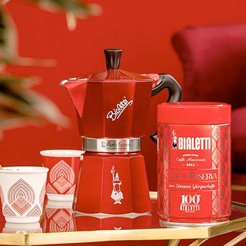 Кофеварка гейзерная к столетию Bialetti MOKA EXPRESS на 3 чашки