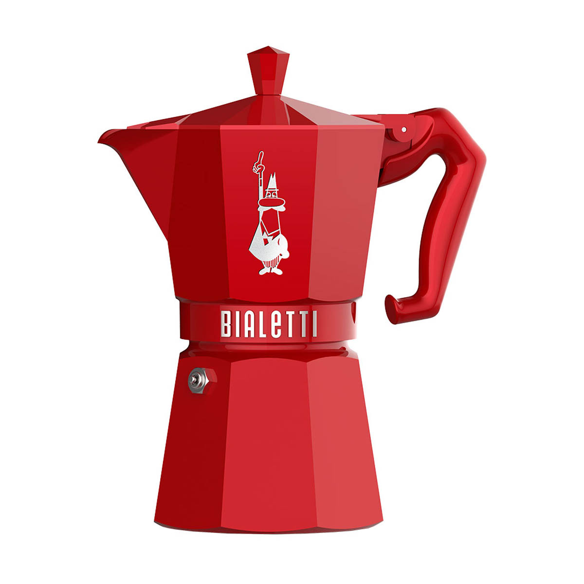 Кофеварка гейзерная Bialetti Exclusive на 6 порций, цвет красный