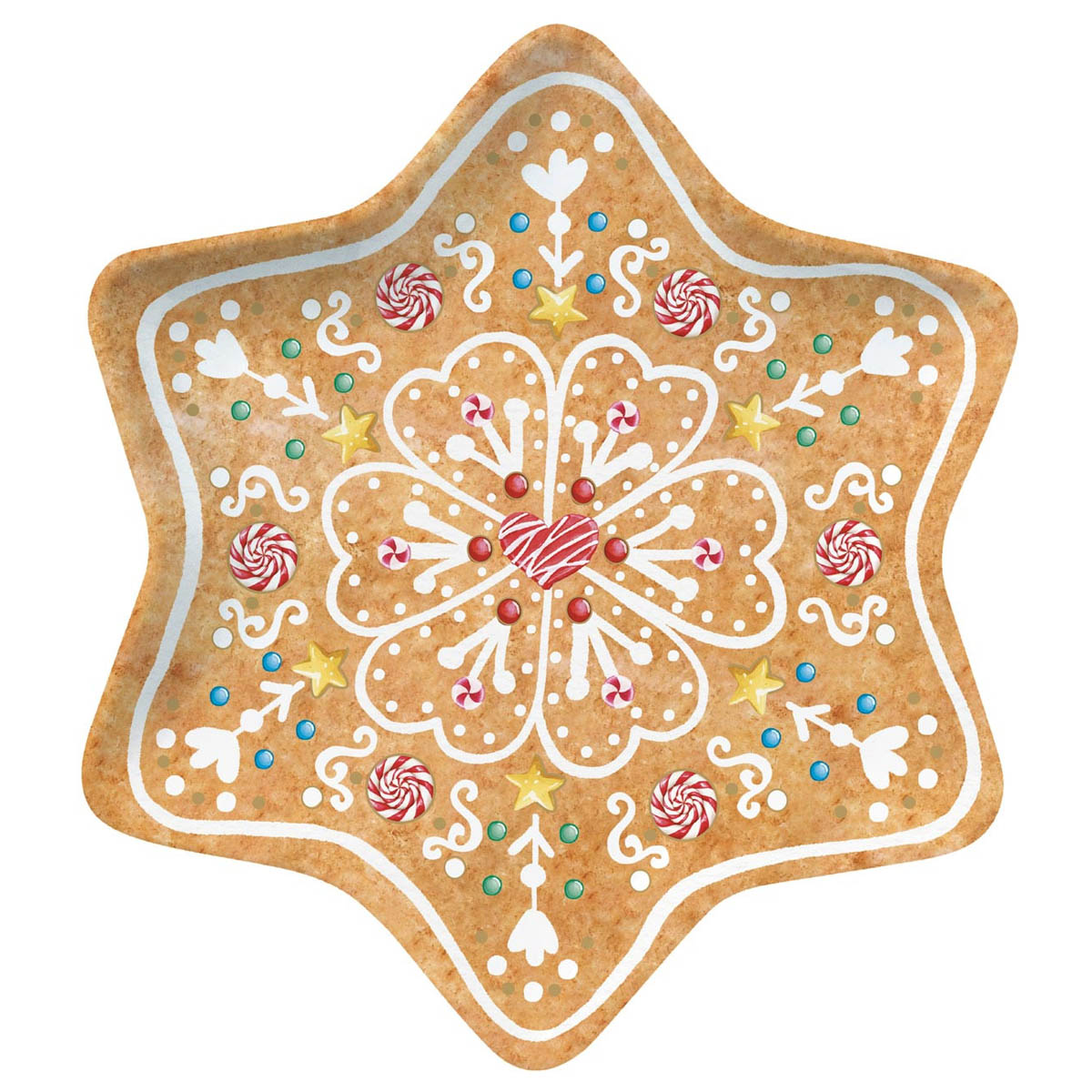 

Блюдо Easy Life Sweet Christmas Звезда 25,5см