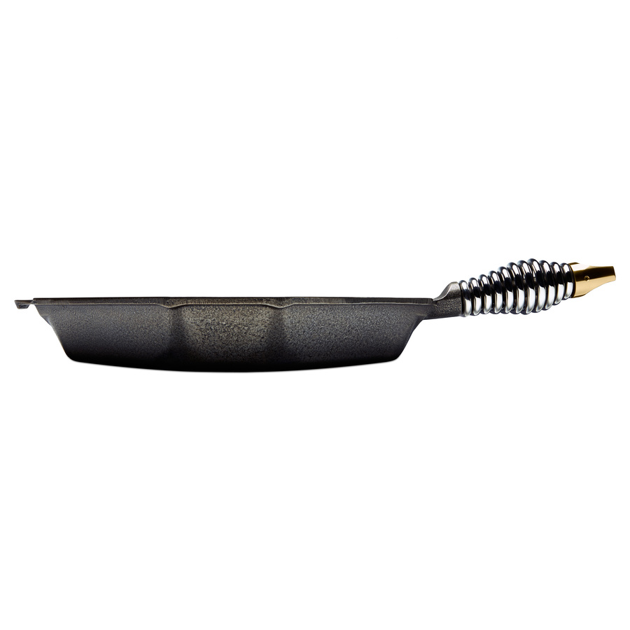 Сковорода-гриль чугунная Finex Grill Pan 26см Finex G10-10001, цвет черный - фото 1