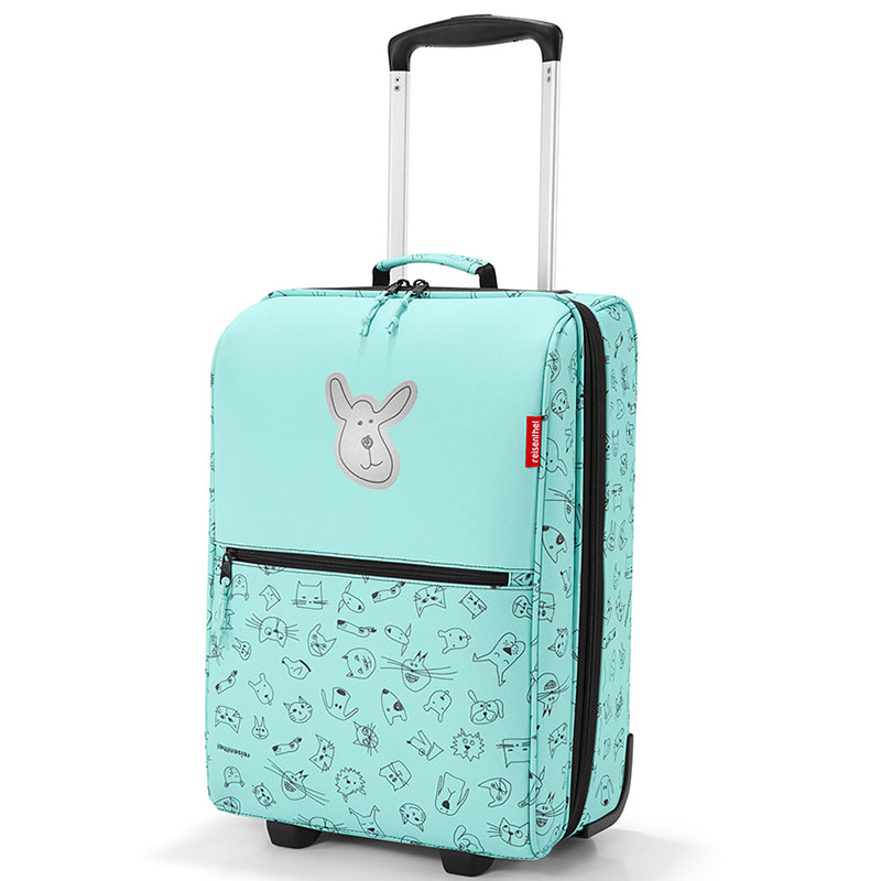 

Чемодан детский Trolley XS cats and dogs mint, Зеленый