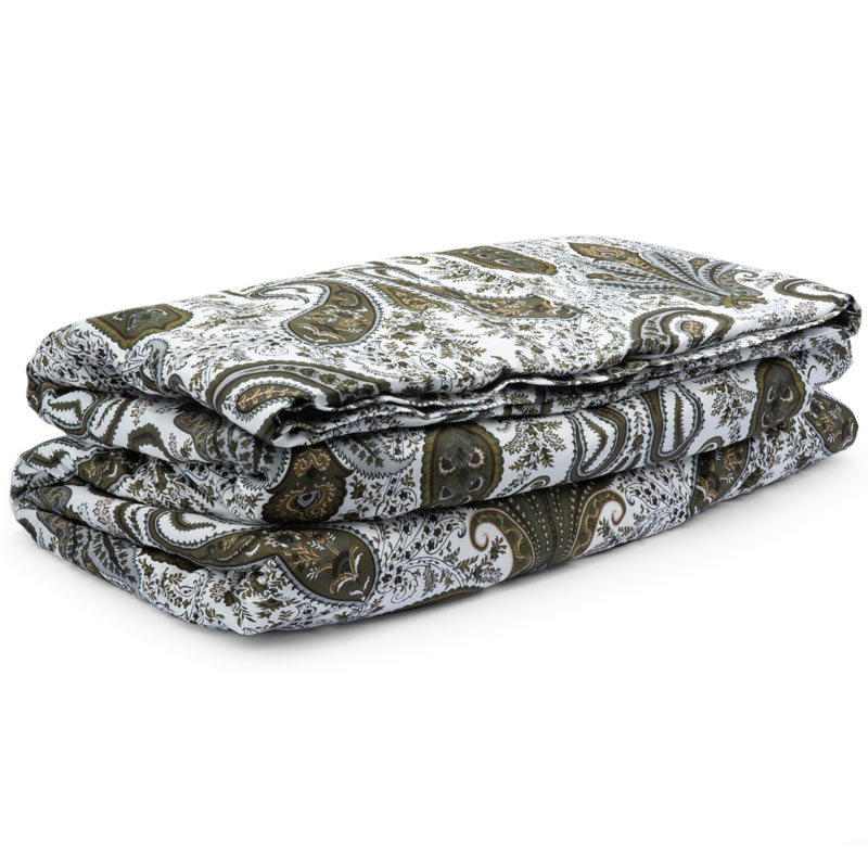 

Пододеяльник евро Gant Home Key West Paisley, оливковый, Зеленый