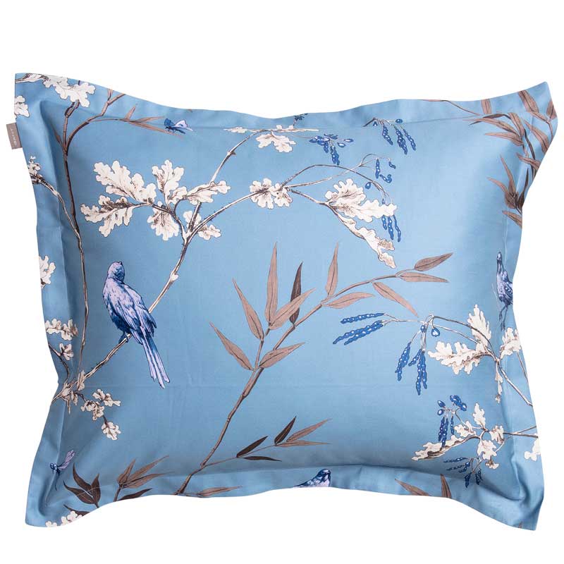 

Наволочка Gant Home Birdfield 50x70см, цвет голубой