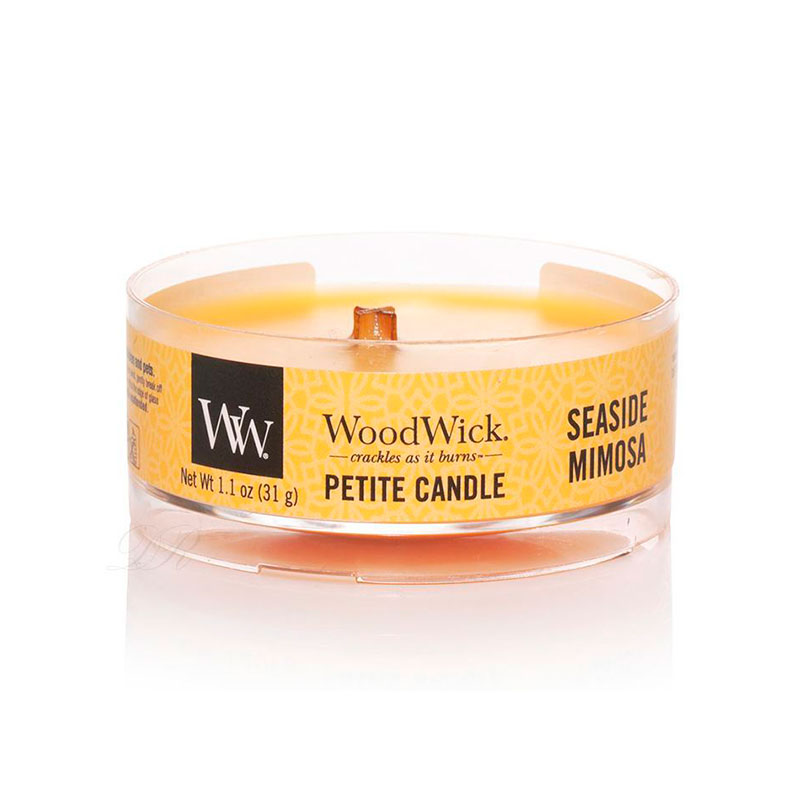 

Свеча ароматическая мини Woodwick Прибрежная мимоза, Желтый