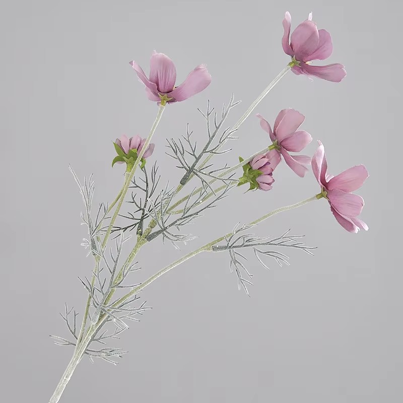 

Цветы искусственные FloDecor Космея светло-розовая 60см
