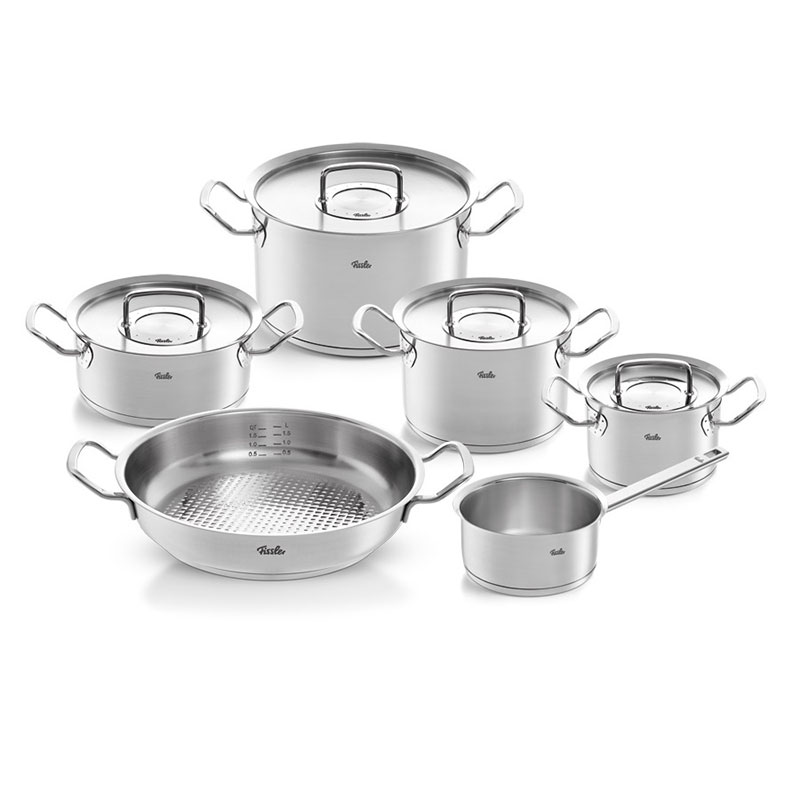 Набор посуды Fissler Original profi collection, 6 предметов Fissler 8438806001, цвет серебристый