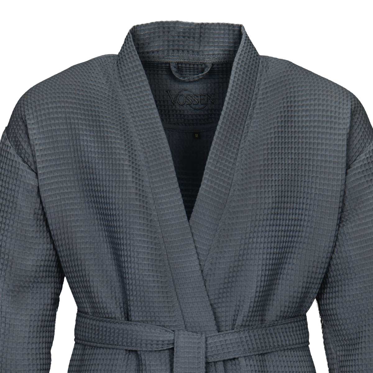 Халат вафельный Vossen Rom размер M, серый 734621, фото 3