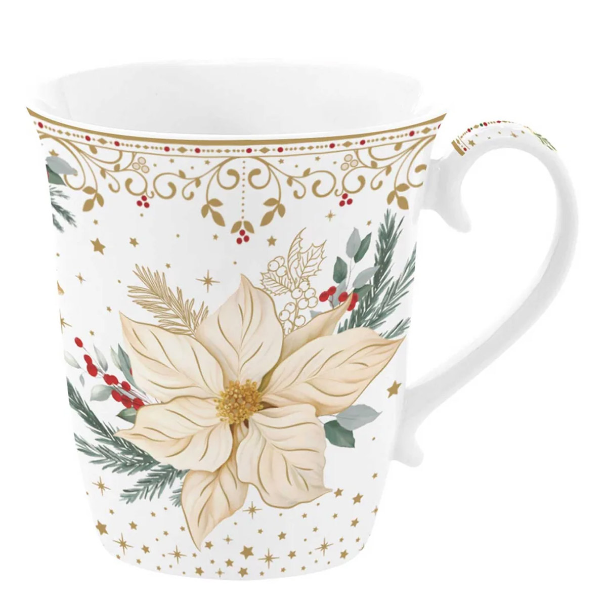 Кружка Easy Life White Elegance Цветок