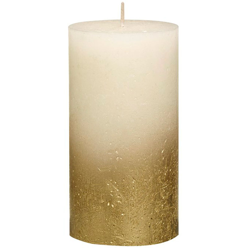 Свеча декоративная Гарда Декор Rustic 13см, цвет кремовый наполнитель бумажный кремовый 1000 г