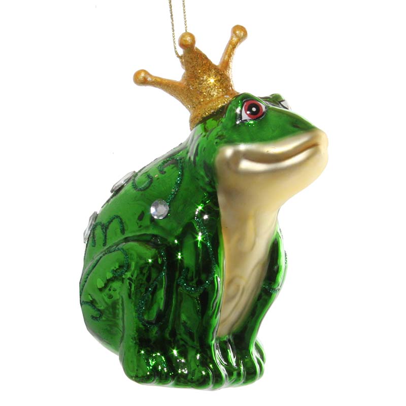 

Елочное украшение Shishi Red&Green Царевна Лягушка, 10см, Зеленый