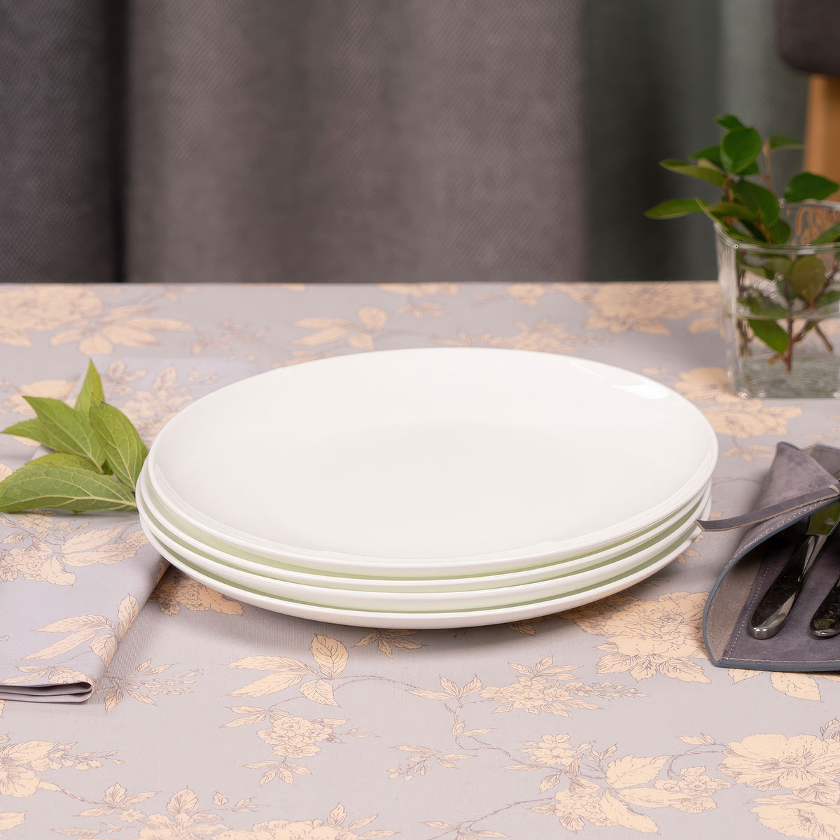 Набор тарелок обеденных Zapel Table Blanche 4шт набор тарелок обеденных spode наследие 27 см 4 шт