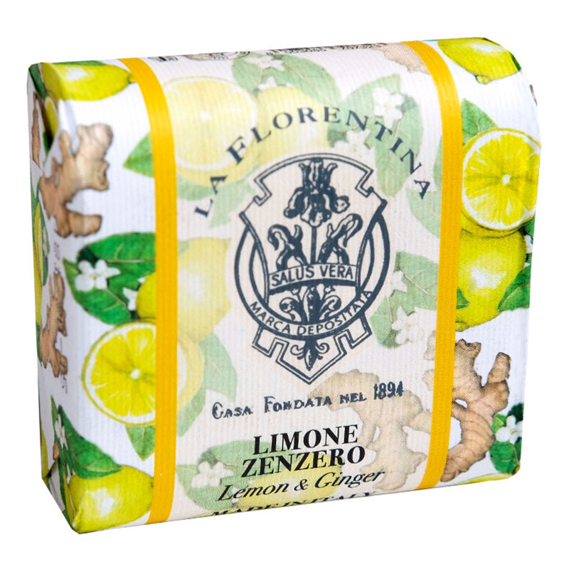 Мыло туалетное La Florentina Фруктовые Сады. Лимон и Имбирь La Florentina 70248, цвет белый