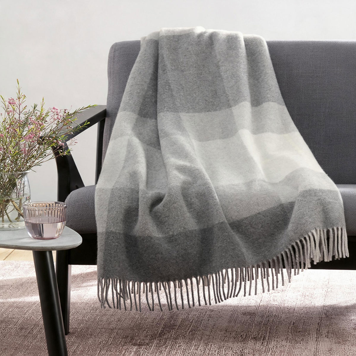 Плед 130x170см Biederlack Naturals & Plaids Кито