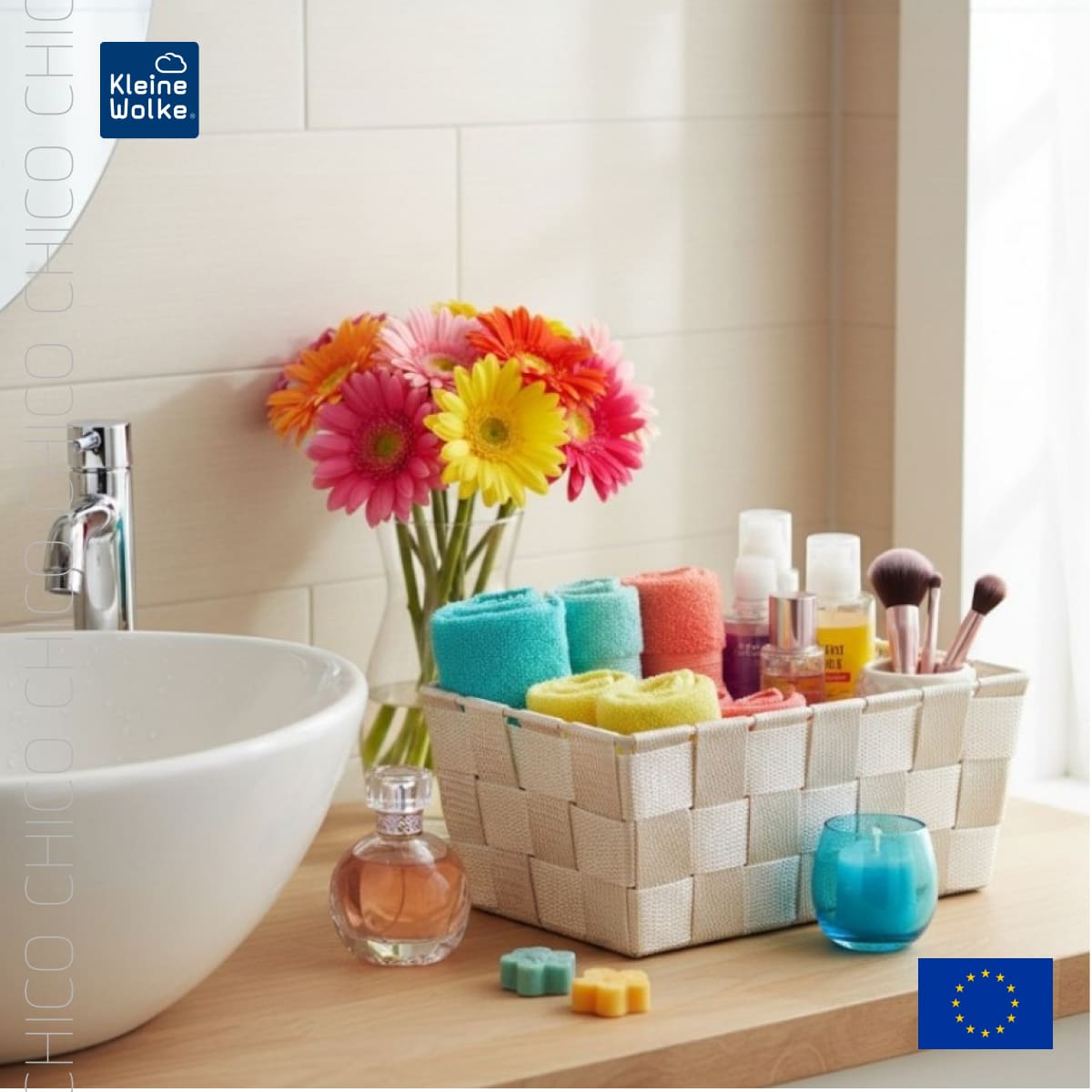 Корзина для хранения Kleine Wolke Chico Box Nature 22x7x14см 1110₽