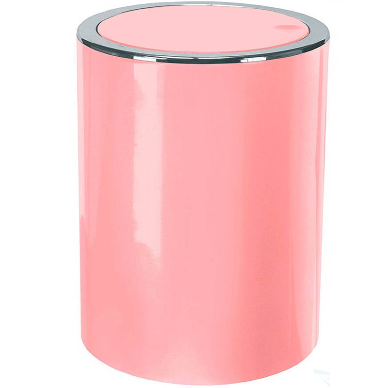 ведро волна розовый Ведро для мусора с педалью Kleine Wolke Silence, цвет розовый