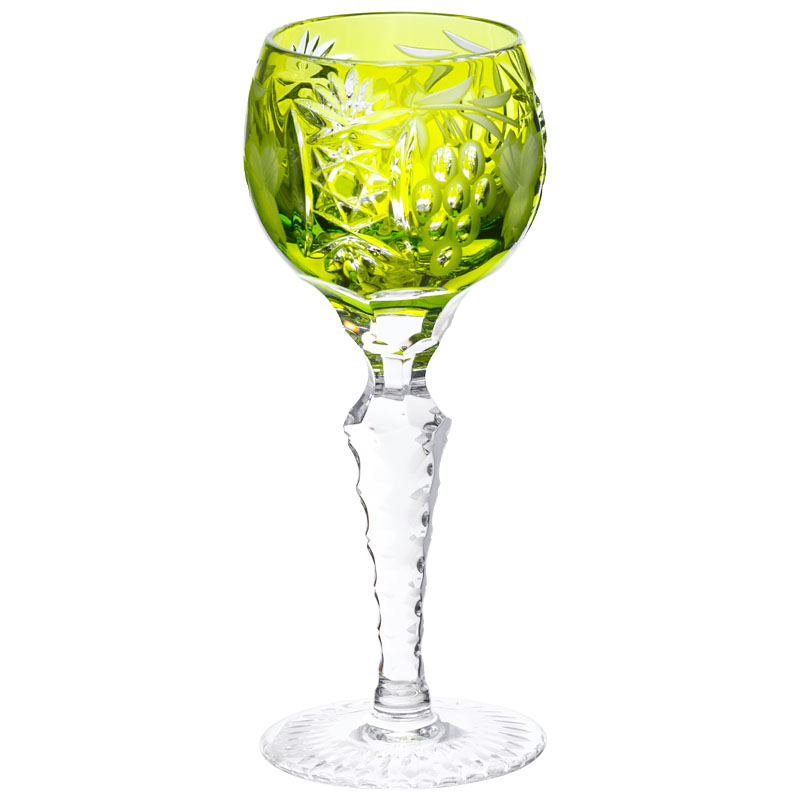 Рюмка для ликера Ajka Crystal Grape 60мл, цвет светло-зеленый Ajka Crystal 1/reseda/64575/51380/4835