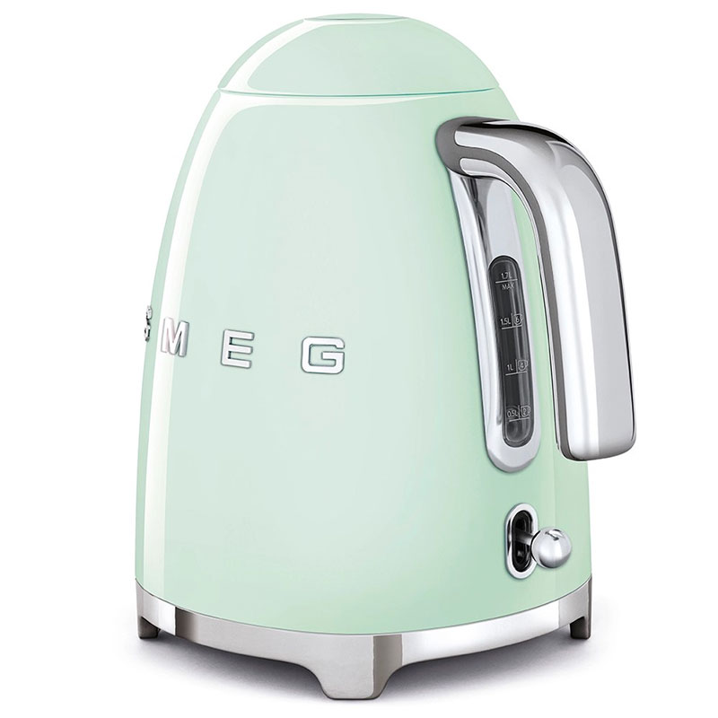 Чайник электрический Smeg 50’s Style, пастельный зеленый