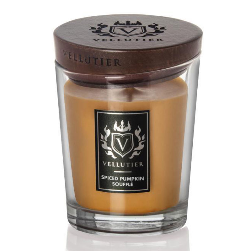 Свеча ароматическая Vellutier Spiced Pumpkin Souffle 225гр ароматическая смесь натуральная для бани ванны роза 100мл