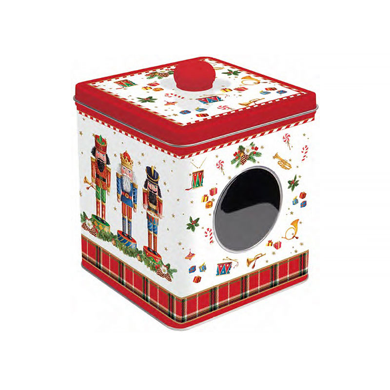 

Банка для хранения Easy Life Vintage Nutcrackers, Белый;красный