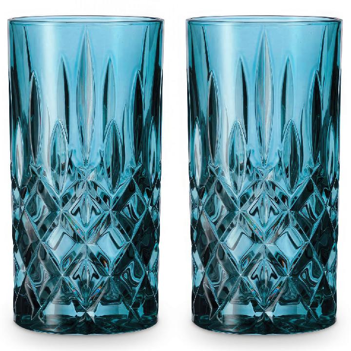 Набор стаканов высоких Nachtmann Noblesse Colors 2шт, синий Nachtmann 105441 - фото 2