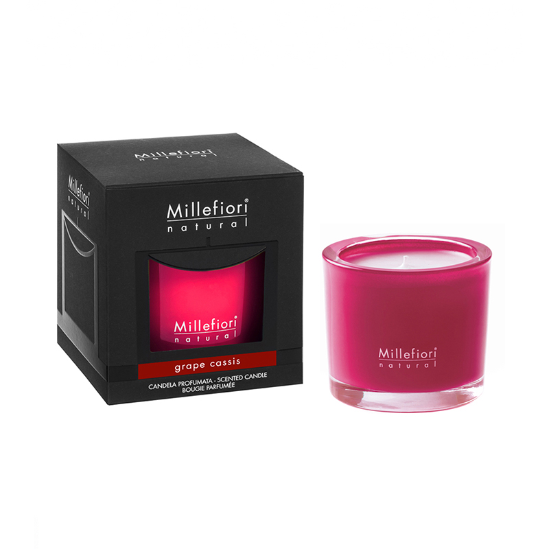 

Ароматическая свеча Millefiori Milano Виноградная гроздь, 180гр, Розовый
