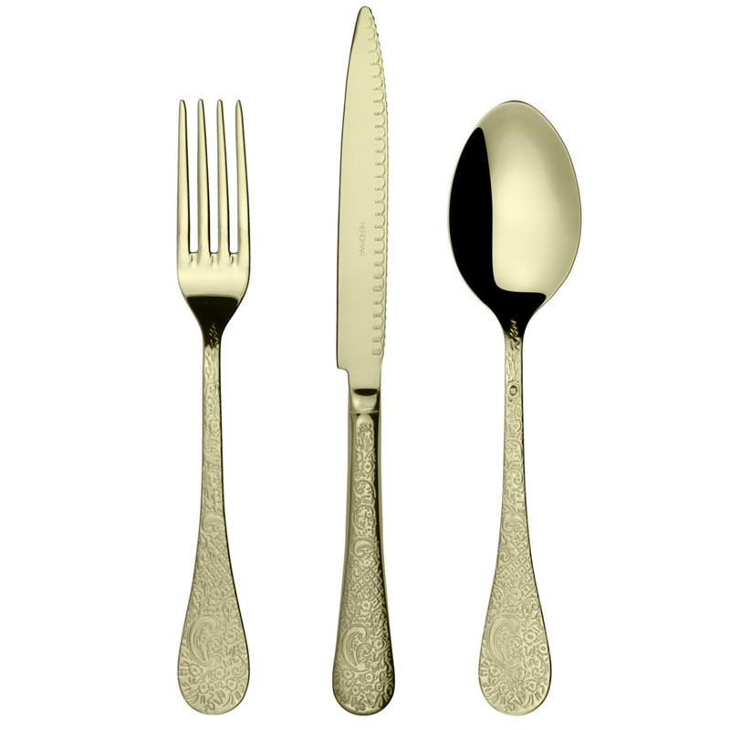 

Набор столовых приборов Herdmar Betty 24 предмета на 6 персон, шампань