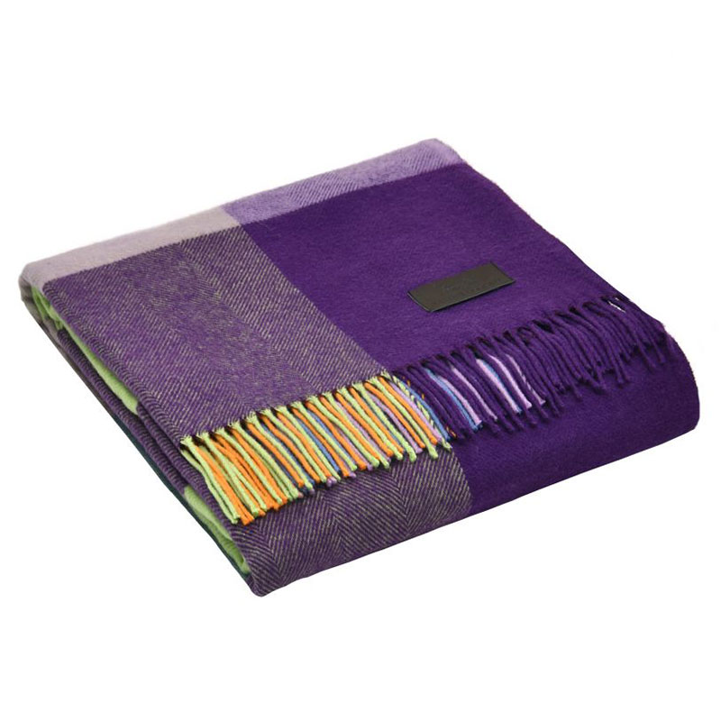 

Плед Marzotto Valerie Concept 130x180см, фиолетовый в клетку