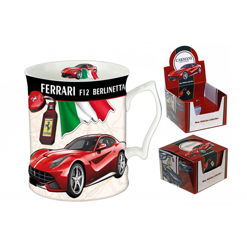 

Кружка Carmani Феррари F12, 440мл, Белый