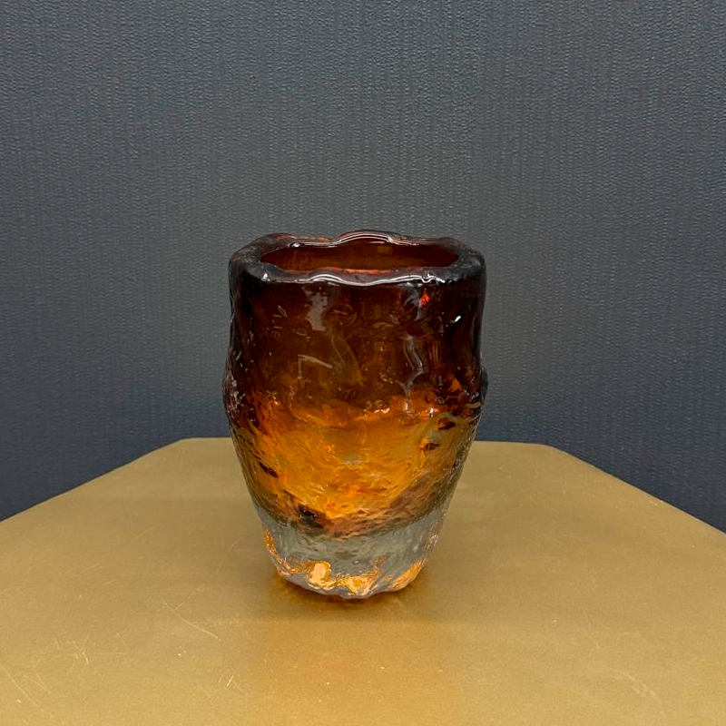 Ваза Sofi de Marko Изуми 15см цвет янтарный 5430₽