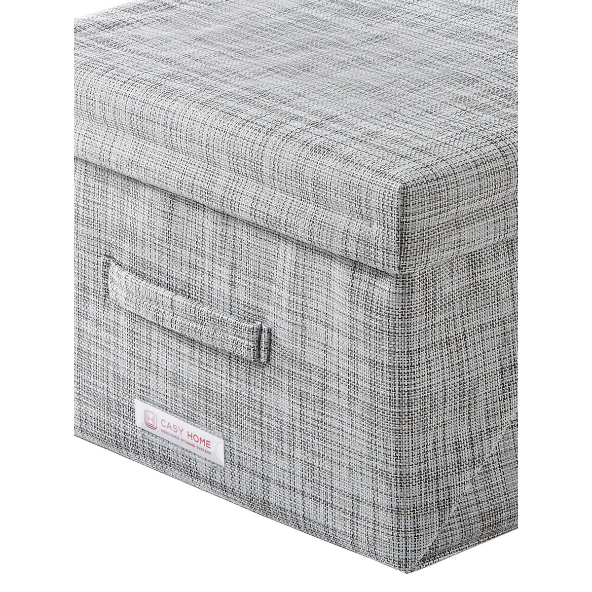 Короб с крышкой Casy Home For Professionals 50x44x28см, серебряный Casy Home PB-012, цвет серый - фото 5