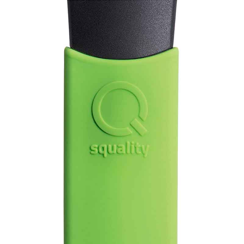 Сковорода индукционная Squality 20см, с зеленой силиконовой ручкой Squality 37120i, цвет черный - фото 3