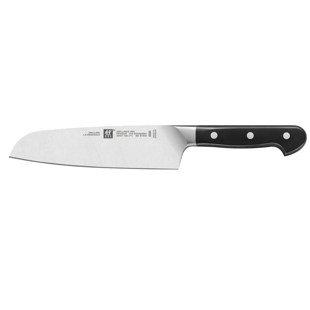 

Нож zwilling pro сантоку, лезвие 18 см, Серебристый;черный