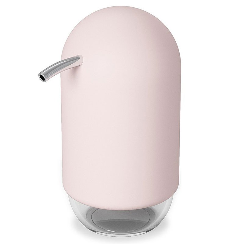 Диспенсер для мыла Umbra Touch, розовый kuchenland диспенсер для моющего средства 450 мл органайзер с губкой керамика серый keeping