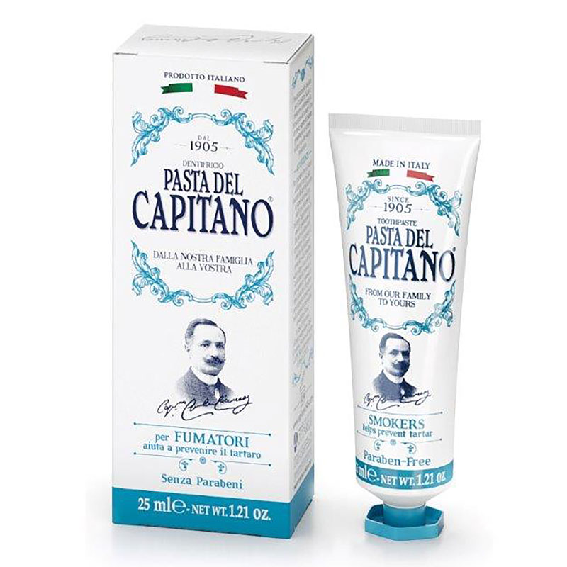 Зубная паста Pasta del Capitano Smokers ополаскиватель для полости рта pasta del capitano ginger
