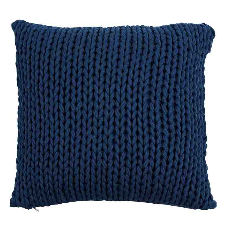 Наволочка декоративная Gant Home Big Knit, цвет синий