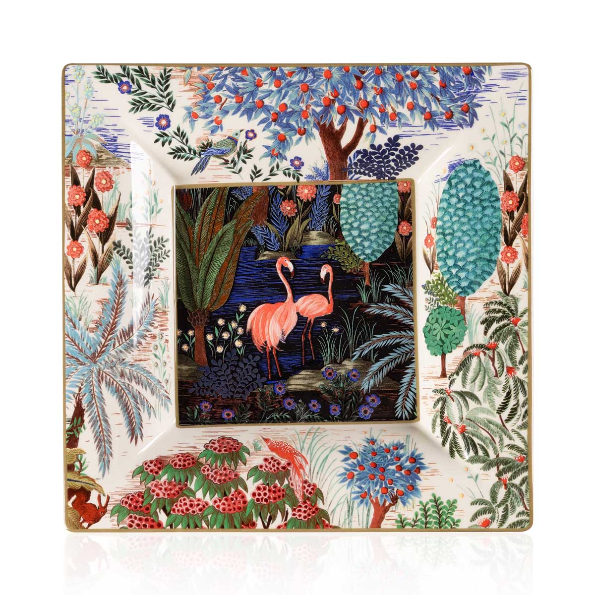 Блюдо квадратное Gien Le Jardin Du Palais 22x22см 20400₽