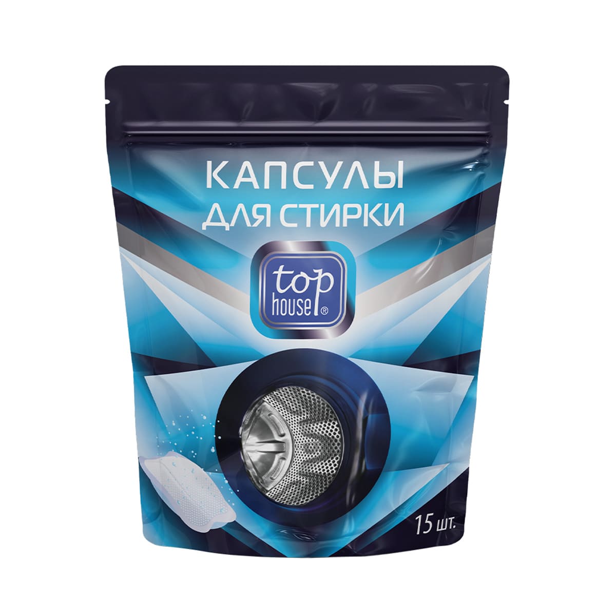 

Капсулы для стирки Top House 15шт