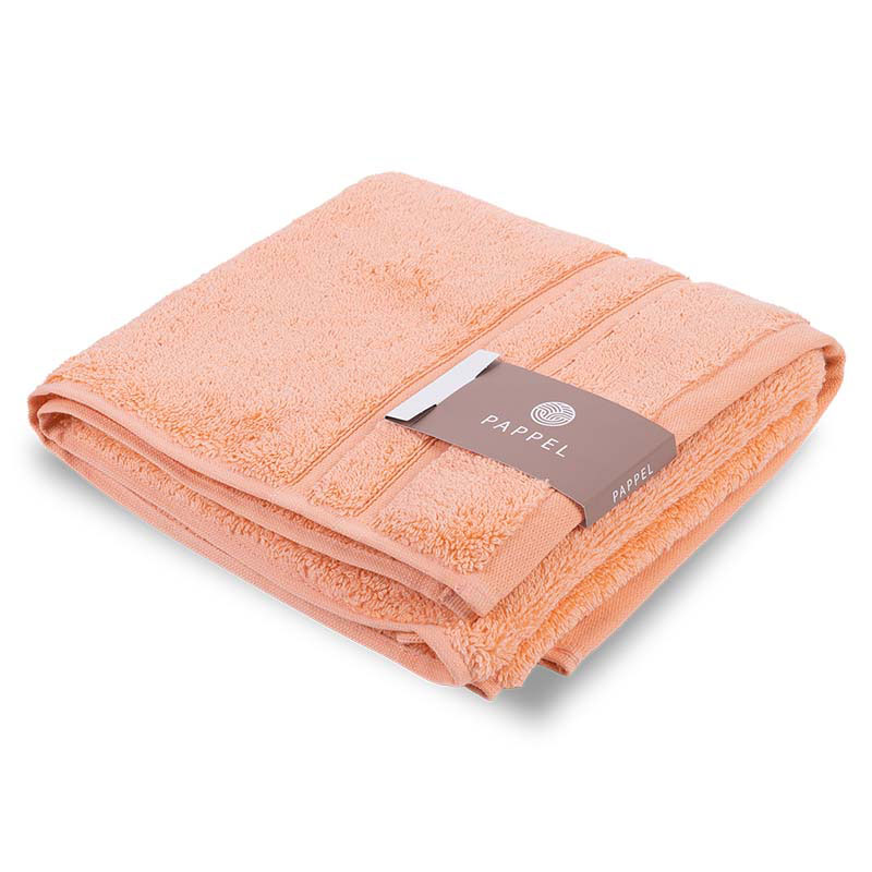 Полотенце махровое Pappel Cirrus/S 70x140см, цвет персиковый полотенце махровое 50 х 100 см bahar camel