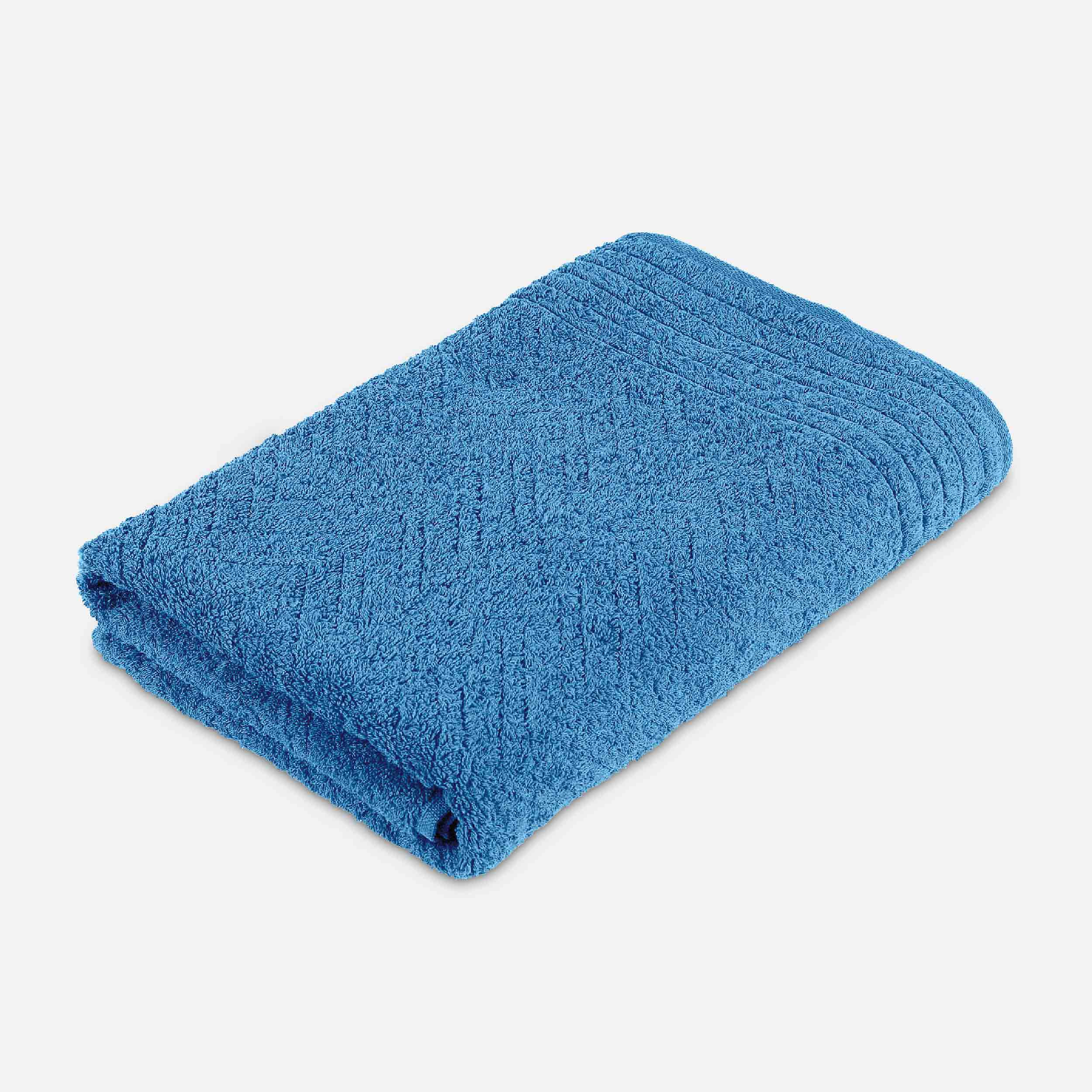 Полотенце махровое Frottana Elegance-Uni 67x140см, цвет голубой