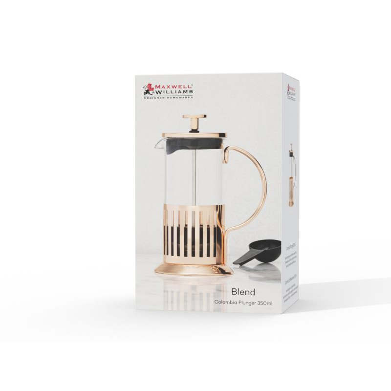 Френч-пресс Maxwell & Williams Blend Colombia 350мл, розовое золото 738506 Золотистый, фото 6