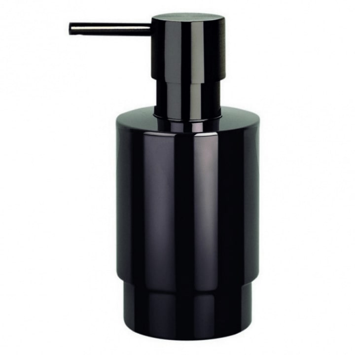 Дозатор для жидкого мыла Spirella Nyo, черный стеклянный дозатор для жидкого мыла wasserkraft