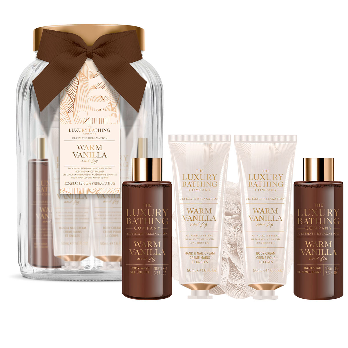 

Подарочный набор The Luxury Bathing Company Ритуал купания: Теплая ваниль и сладкий миндаль