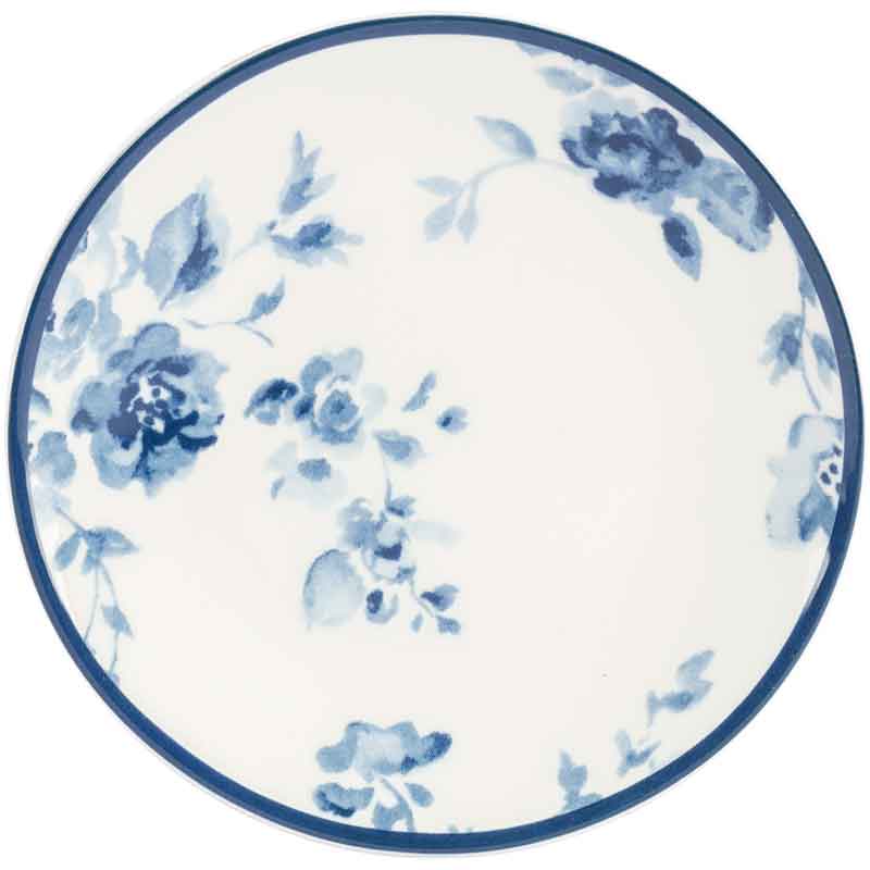 Тарелка пирожковая Laura Ashley Blueprint 12см China Rose Laura Ashley 178271, цвет белый
