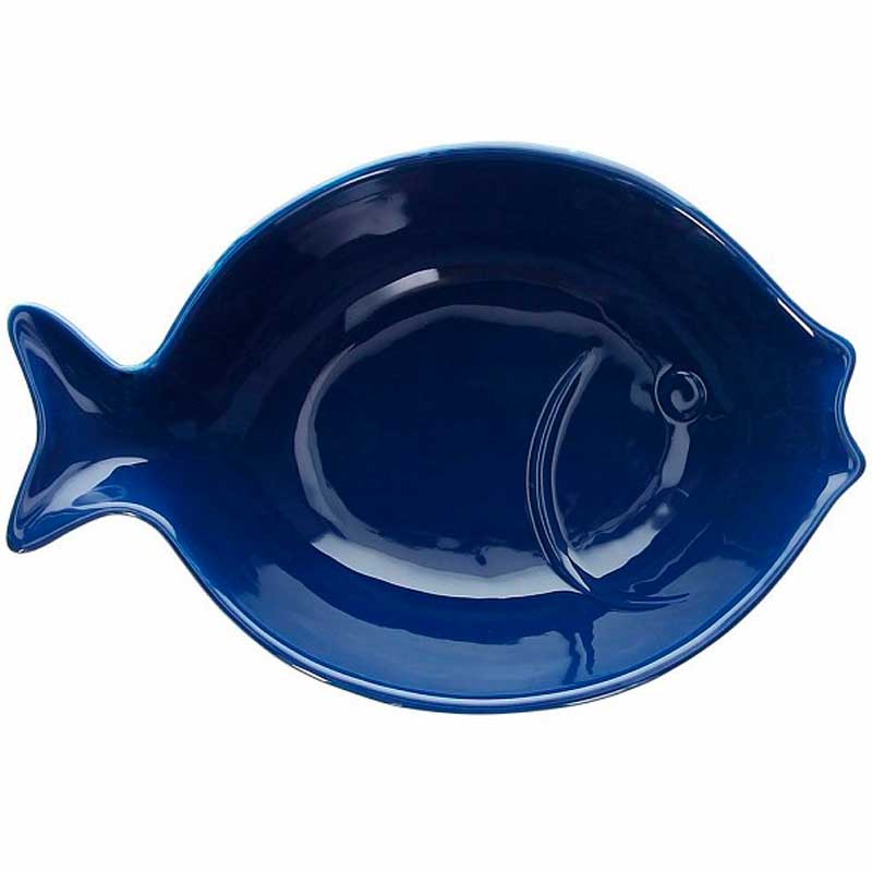 Блюдо-рыба Andrea Fontebasso Poseidon, цвет синий