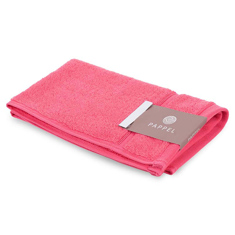 Полотенце махровое Pappel Cirrus/S 30x50см, цвет коралловый полотенце махровое pappel cirrus s 50x100см розовый