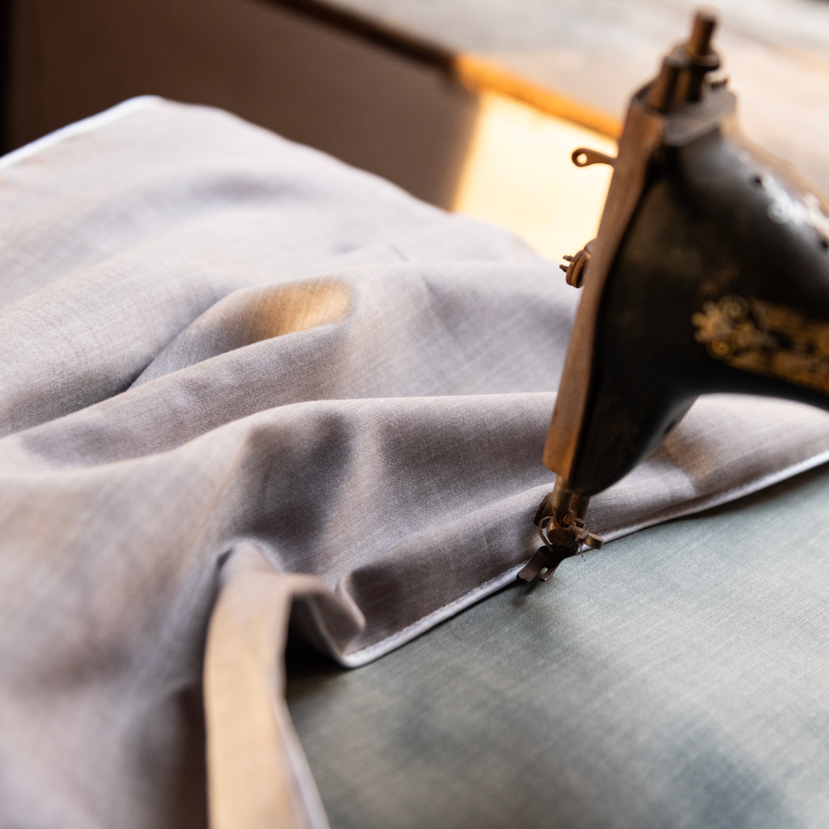 Комплект постельного белья евро Emanuela Galizzi Mikado 2552 серо-зеленый 32580₽