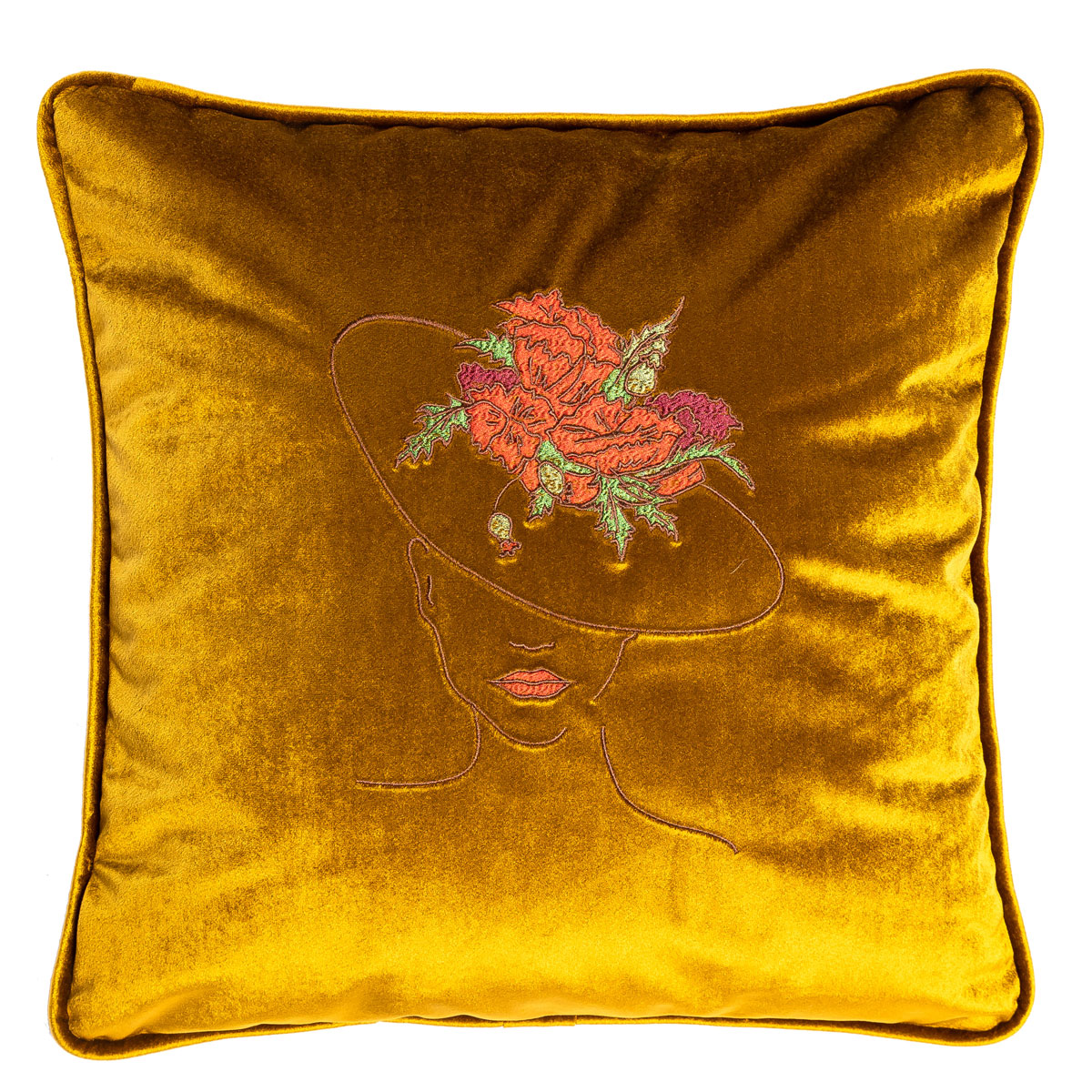 Подушка декоративная Elpida Весенняя коллекция. Дама в шляпе titbit золотая коллекция начос для собак в мясной обсыпке