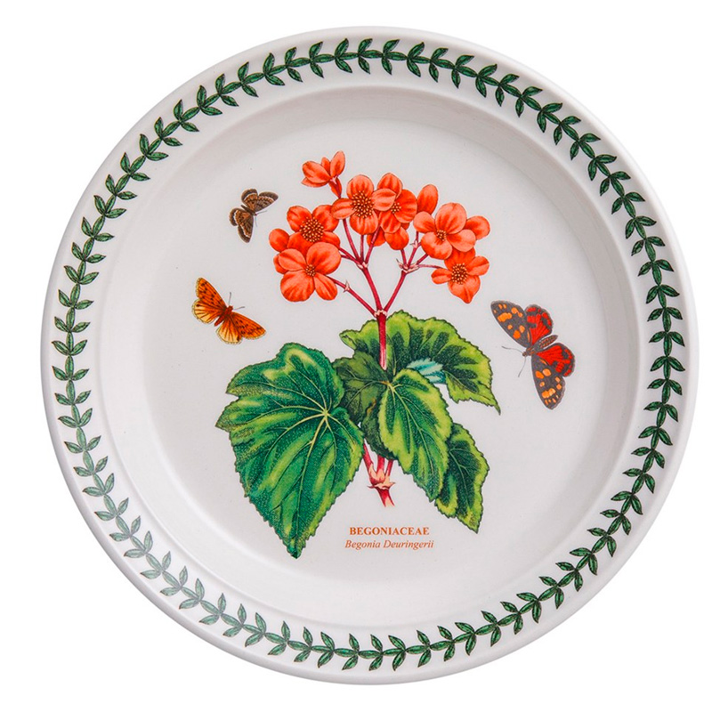 Тарелка закусочная Portmeirion Ботанический сад Бегония 4360₽
